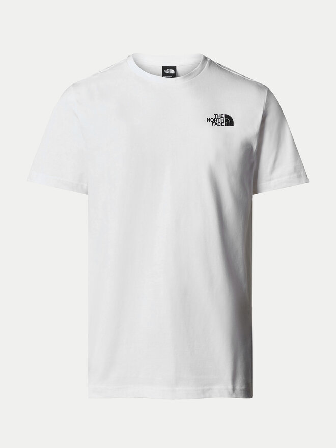 The North Face The North Face Marškinėliai Redbox NF0A87NV Balta Regular Fit