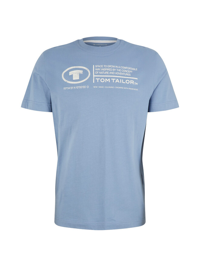Tom Tailor Tom Tailor T-shirt 1035611 Svijetloplava Regular Fit