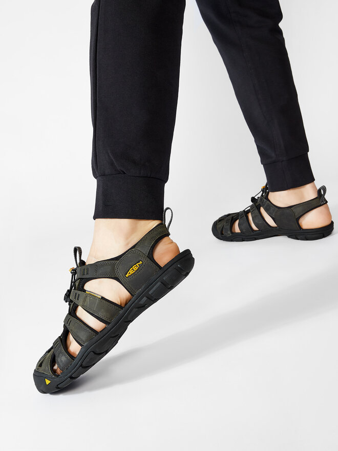 Keen Босоніжки Keen Clearwater Cnx Leather 1013107 Сірий