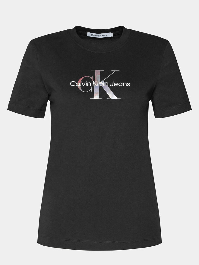Calvin Klein Jeans Calvin Klein Jeans Camiseta Diffused Monologo J20J223264 Negro Regular Fit