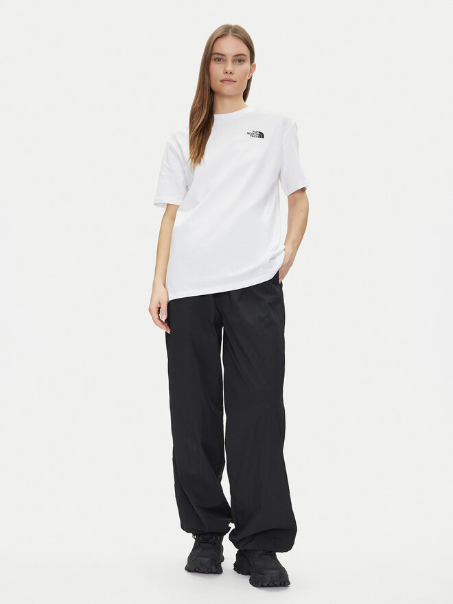 The North Face The North Face Marškinėliai NF0A87NQFN41 Balta Oversize