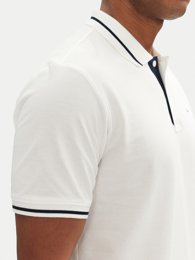 Tommy Jeans Tommy Jeans Poloshirt DM0DM20745 Weiß Regular Fit