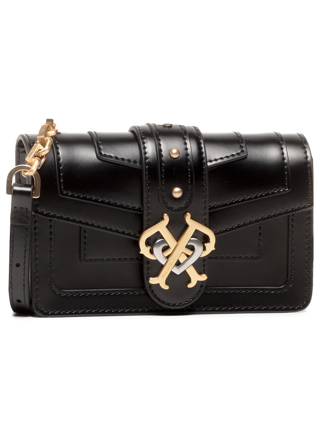 PINKO Gürteltasche﻿ PINKO Double P Baby Icon Classique C Al 20-21 PLTT 1P21SA Y6JD Schwarz