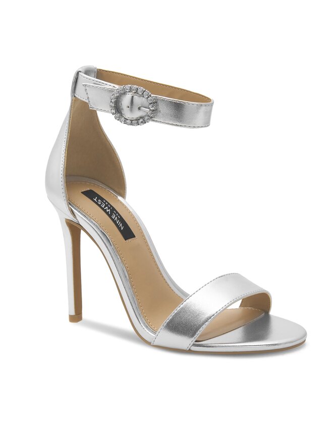 Nine West Sandały Nine West WFA2646-1 Srebrny