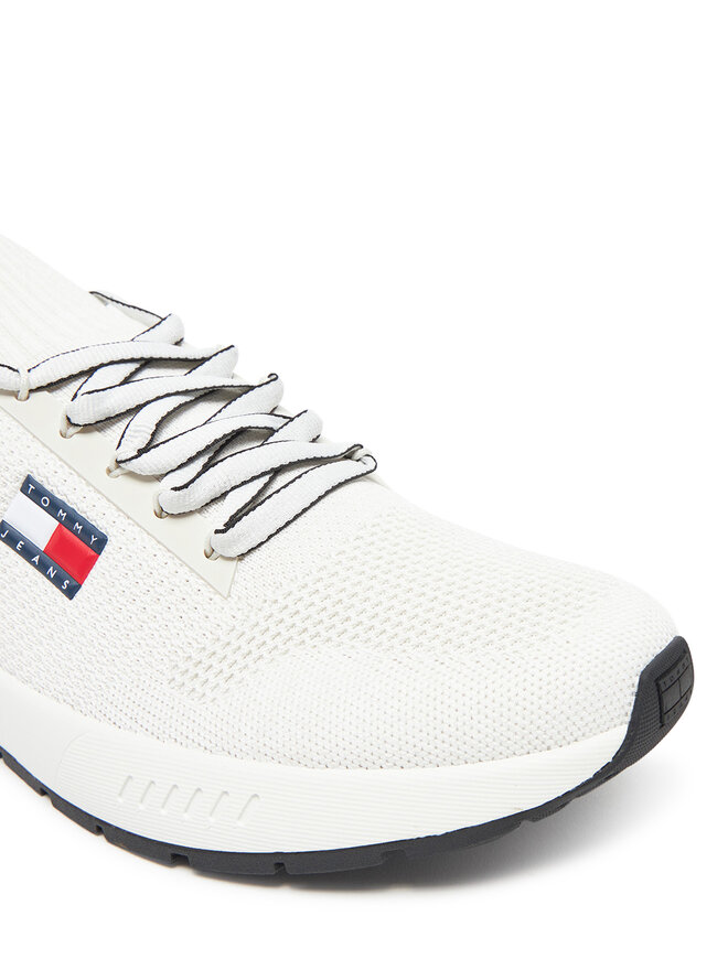 Tommy Jeans Sneakers Tommy Jeans Tjm Runner Knitted EM0EM01580 Écru