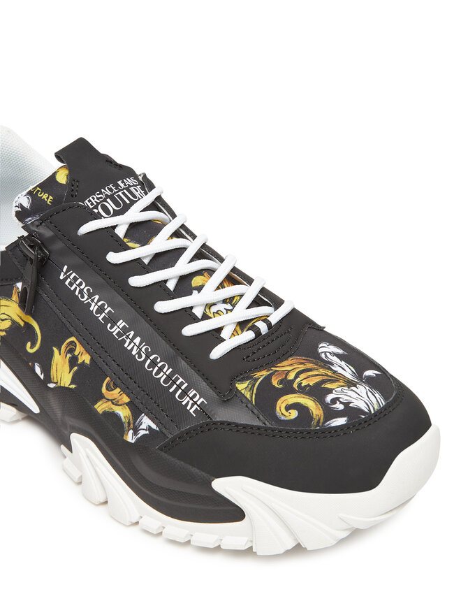 Versace Jeans Couture Sneakersy Versace Jeans Couture 78YA3SI5 Czarny