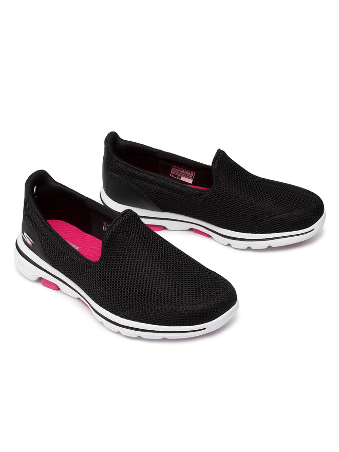 Skechers go walk 5 lucky black on sale