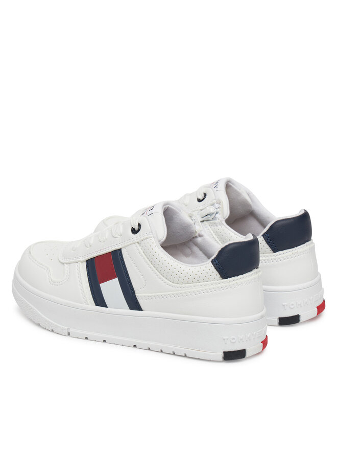 Tommy Hilfiger Αθλητικά Tommy Hilfiger Flag Low Cut Velcro Sneaker T3X9-33859-1355 M Λευκό
