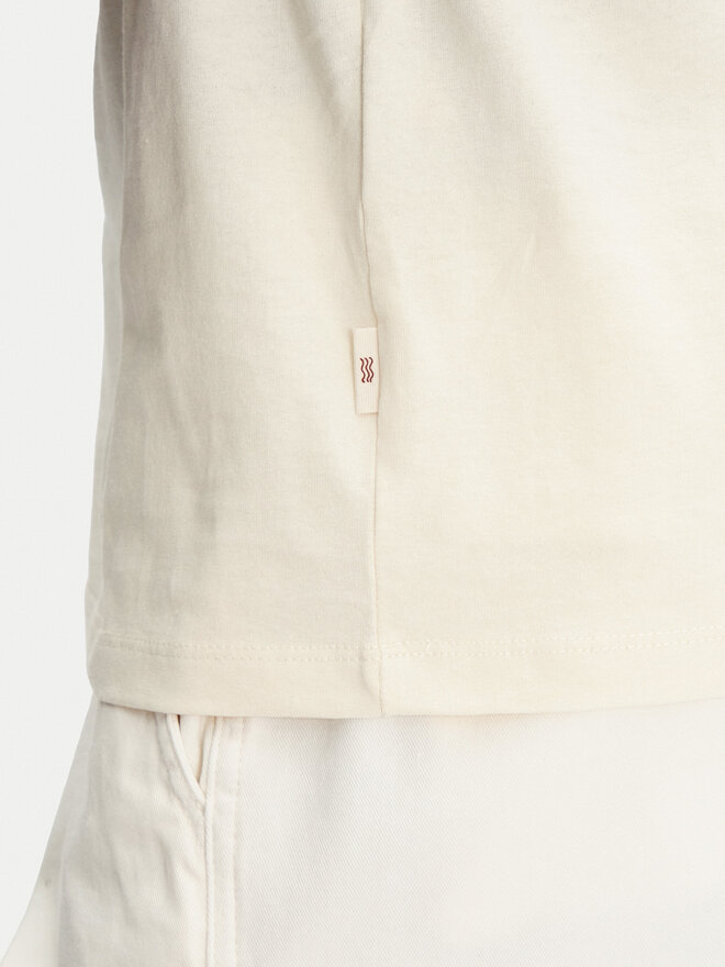 Jack&Jones Jack&Jones Футболка Ringer 12277262 Écru Regular Fit