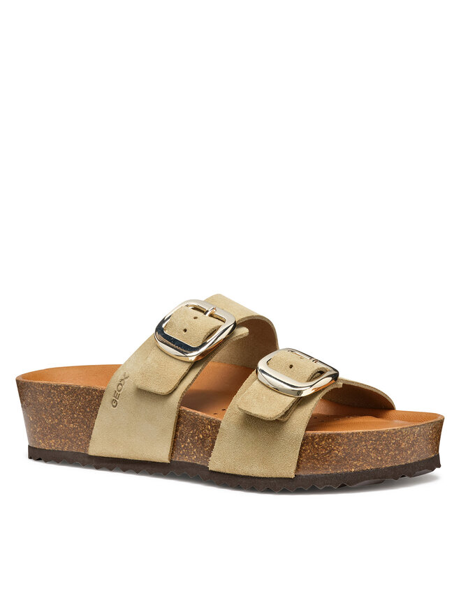 Geox Şlapi Geox D Brionia H D551DA 00022 C6738 Bej