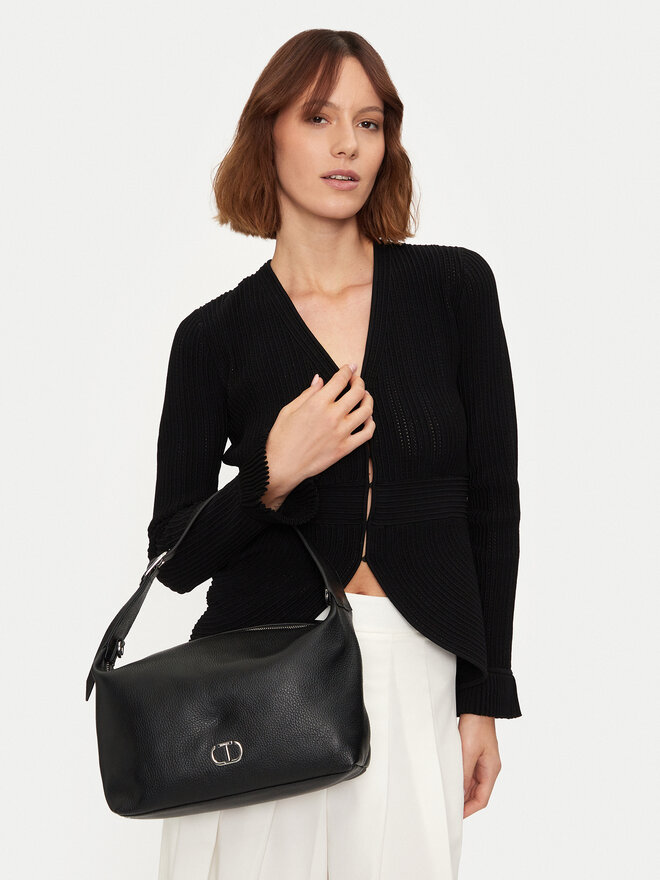 TWINSET Handtasche TWINSET Tracolla 242TB7012 Schwarz