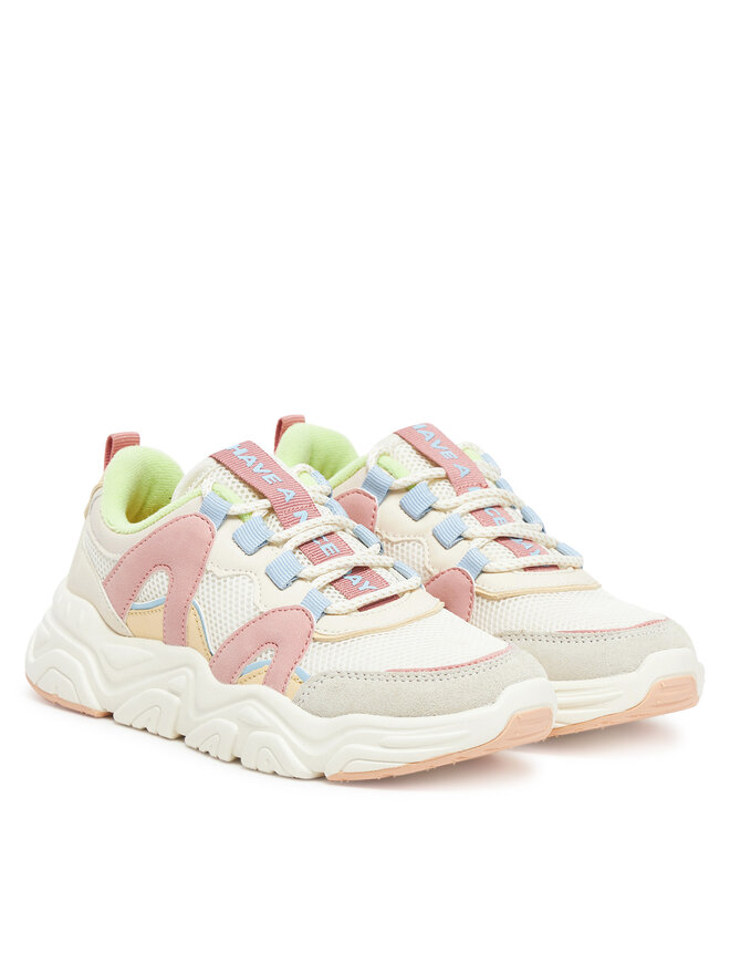Gioseppo Sneakersy Gioseppo Hutchins 74912-P Écru