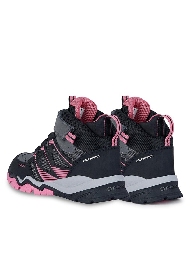 Geox Sneakersy Geox J Montrack Girl B Ab J36LHA 0FUME C9A8N S Sivá
