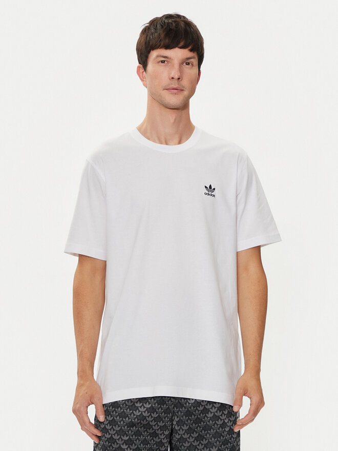 adidas adidas Marškinėliai Trefoil Essentials IZ2098 Balta Regular Fit