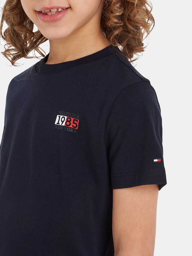 Tommy Hilfiger Tommy Hilfiger Póló New York Flag KB0KB08626 S Sötétkék Regular Fit
