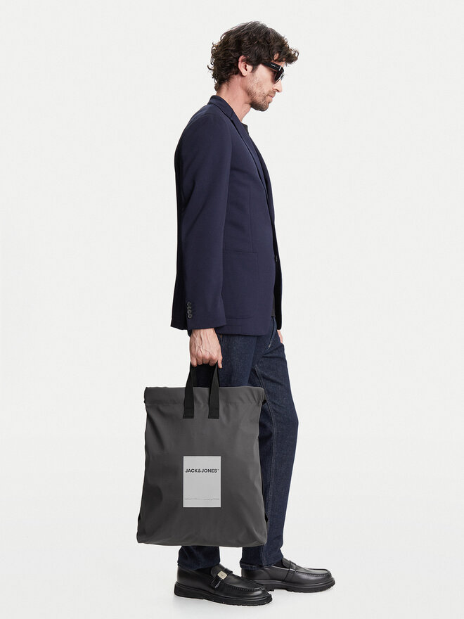 Jack&Jones Σακίδιο Jack&Jones Jacwest Tote Bag 12272639 Γκρι