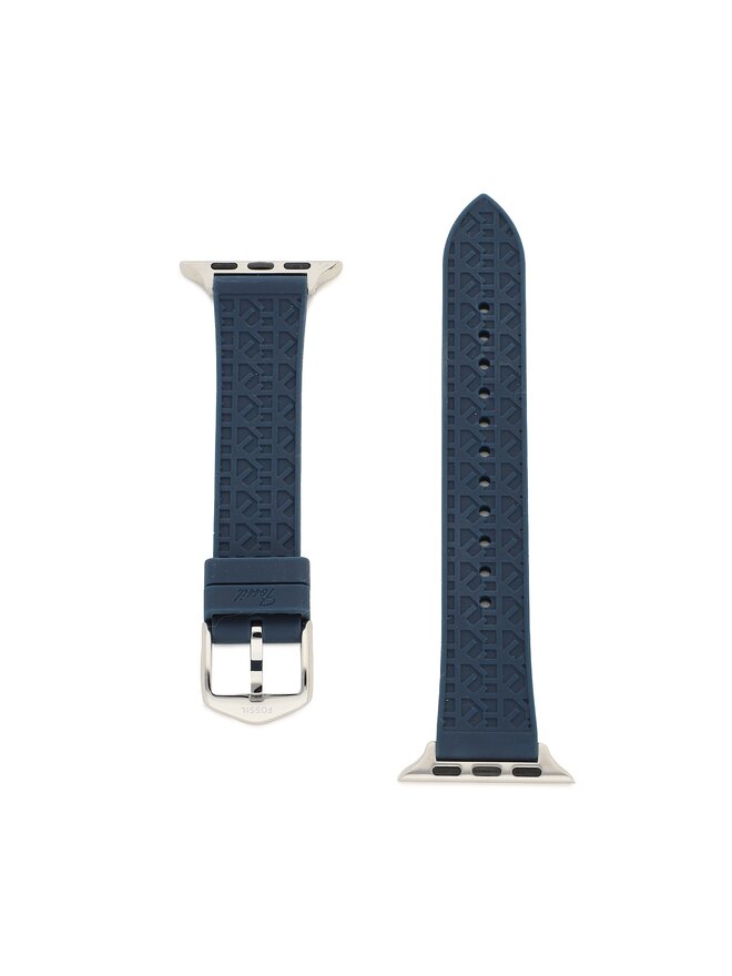 Fossil Ανταλλακτικό λουράκι Apple Watch Fossil S380019 Σκούρο μπλε