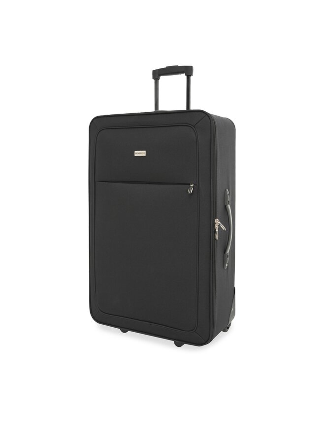 Semi Line Μεγάλη Βαλίτσα Semi Line T5656-3 Μαύρο