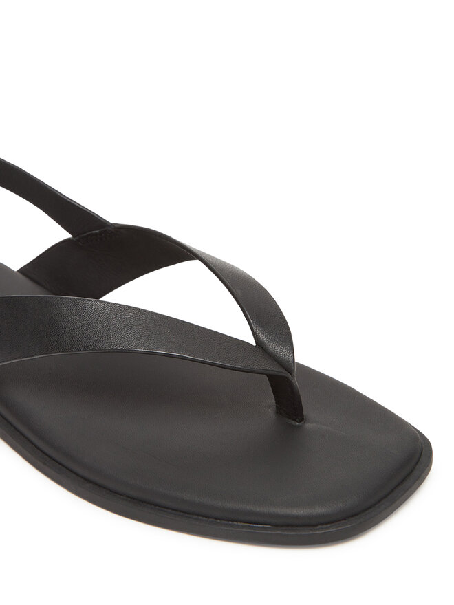 Tommy Hilfiger Sandale Tommy Hilfiger Color Block Thong Flat Sandal FW0FW08883 Negru