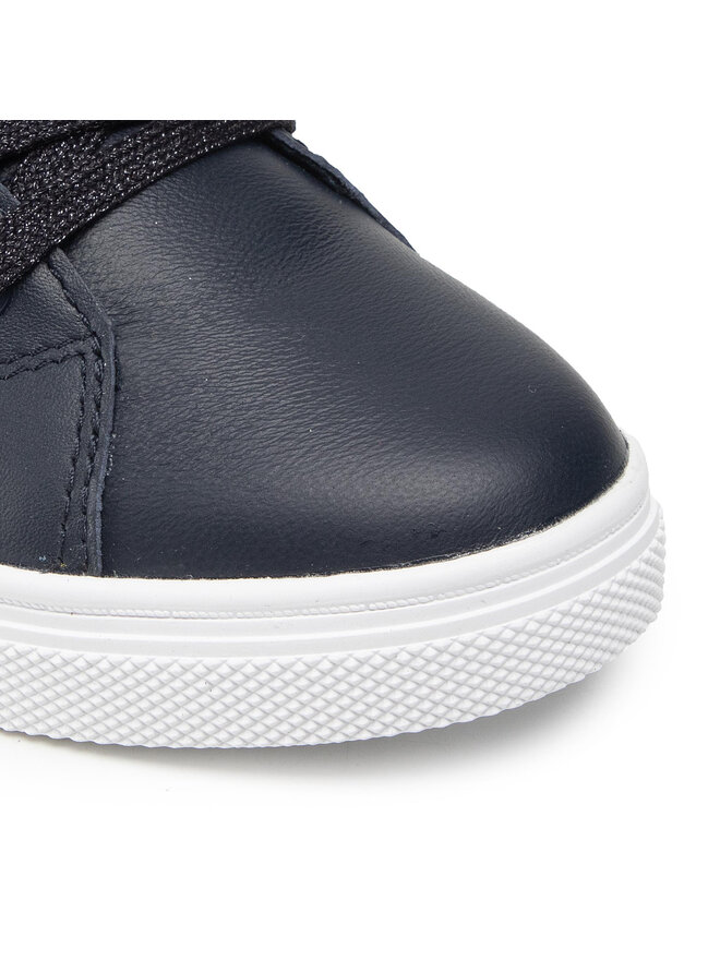 Tommy Hilfiger Сникърси Tommy Hilfiger Th Shiny Laces Sneaker FW0FW06147 Тъмносин