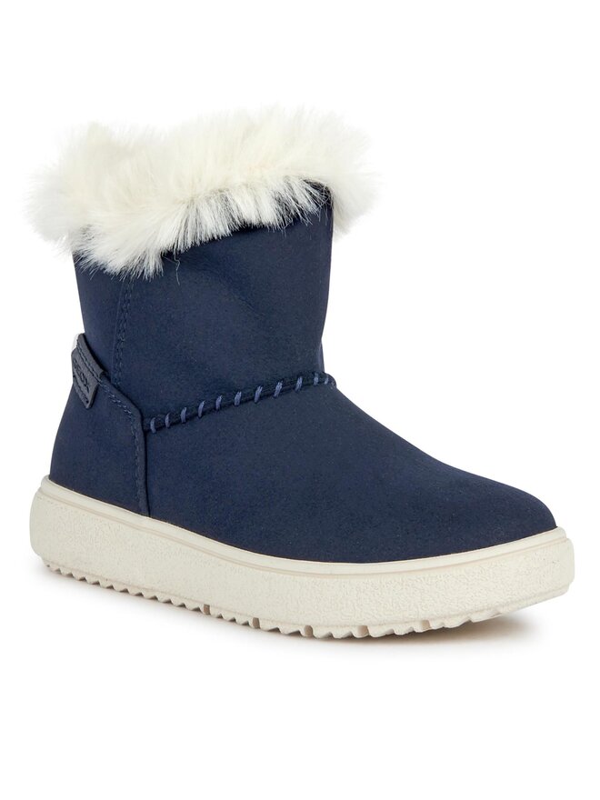 Geox Kozačky Geox J Theleven Girl J36HUD 000AU C4021 S Tmavomodrá