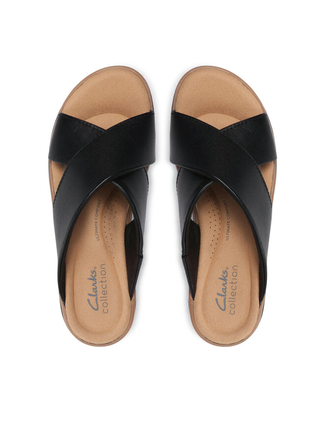 Clarks Pantoletten Clarks Jillian Gem 261575854 Schwarz