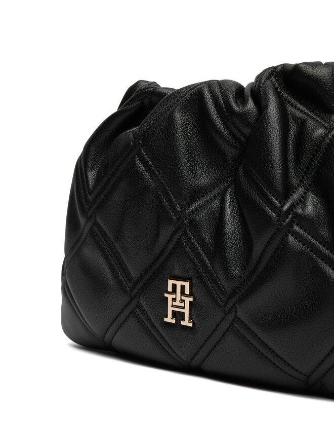 Tommy Hilfiger Handtasche Tommy Hilfiger Th Feminine Mini Crossover AW0AW18718 Schwarz