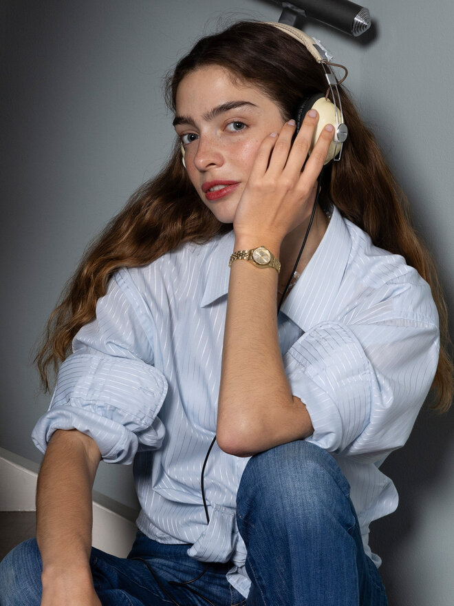 Timex Часовник Timex Legacy Mini TW2W91000 Златист