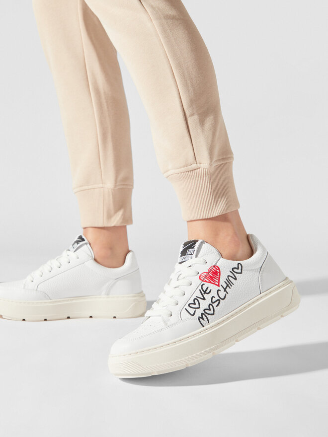 Sneakers LOVE MOSCHINO JA15224G1IJCA10A Bianco escarpe
