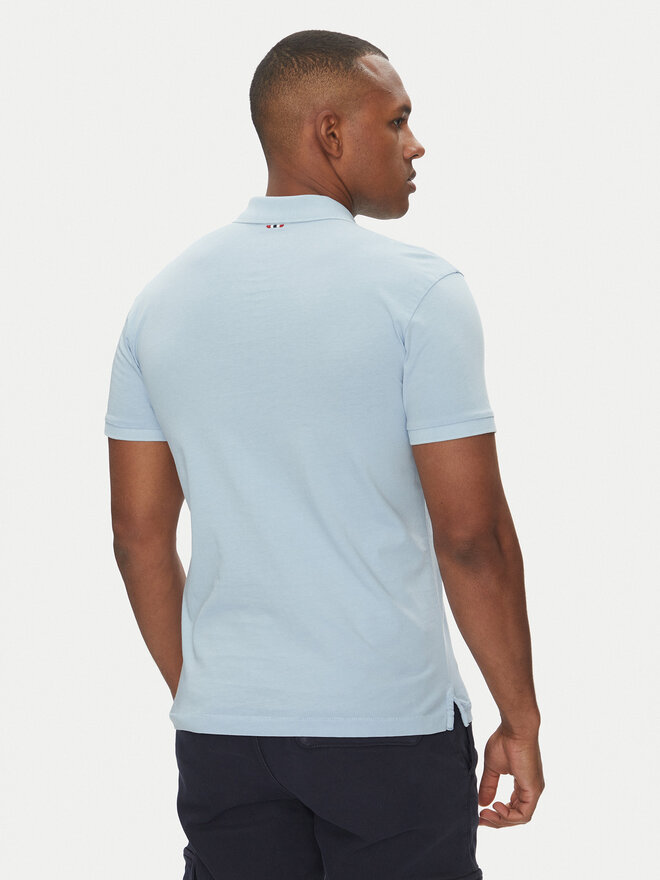 Napapijri Napapijri Poloshirt Elbas NP0A4GB4 Himmelblau Regular Fit