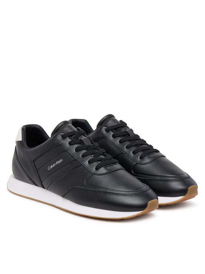 Calvin Klein Sneakers Calvin Klein Retro Runner Lth Tape YM0YM01381 Schwarz