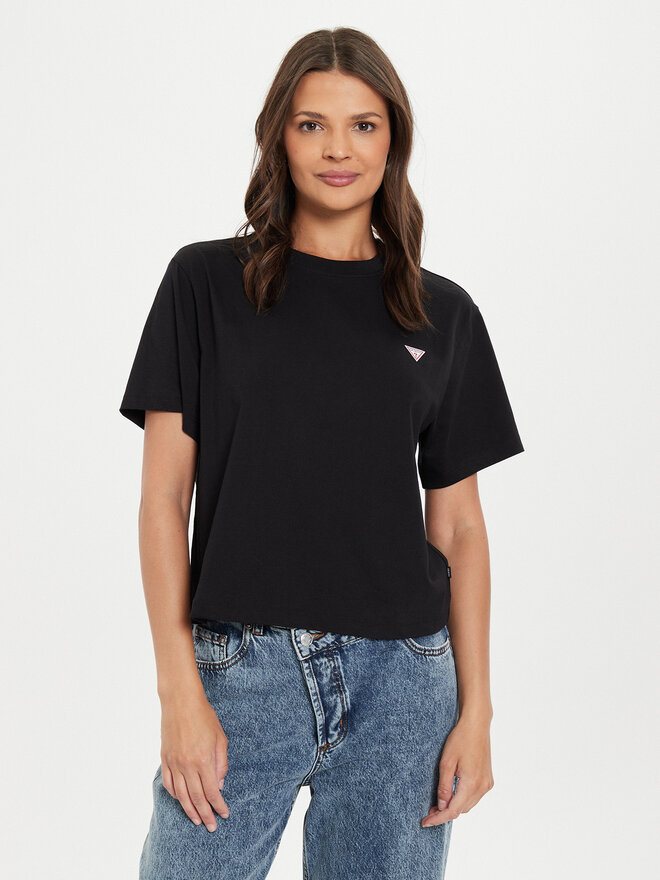 Guess Jeans Guess Jeans Camiseta W4YI05 K8HM0 Negro Boxy Fit