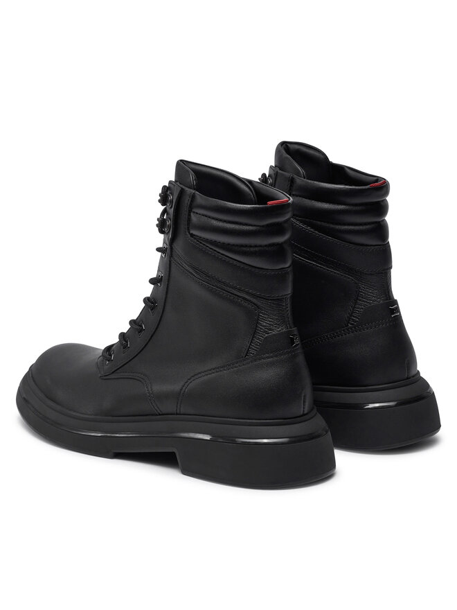 HUGO Schnürschuhe Hugo Rikky Halb Nael 50536704 Schwarz
