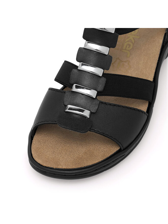 Rieker Sandalen Rieker 64580-00 Schwarz