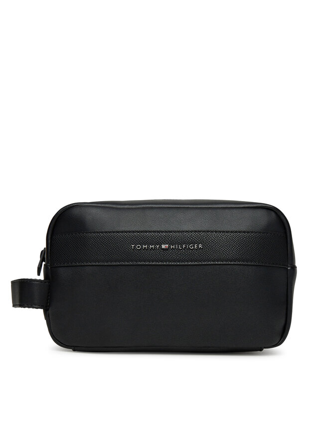 Tommy Hilfiger Kosmetyczka Tommy Hilfiger Corp Washbag AM0AM13249 Czarny