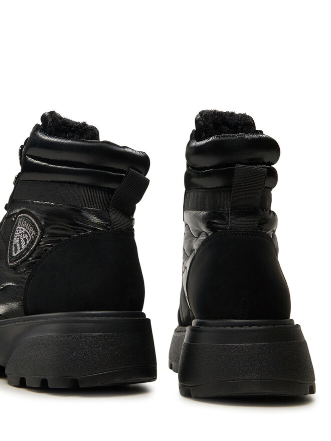 Blauer Stiefeletten Blauer F4BLANCA03 Schwarz