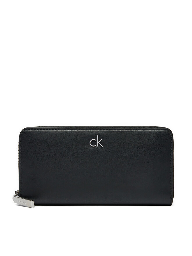 Calvin Klein Nagy női pénztárca Calvin Klein Ck Daily Large Zip Around_Pbl K60K612850 Fekete