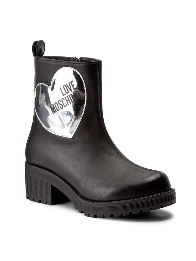 LOVE MOSCHINO Μποτάκια LOVE MOSCHINO JA24015G14IA200A Μαύρο