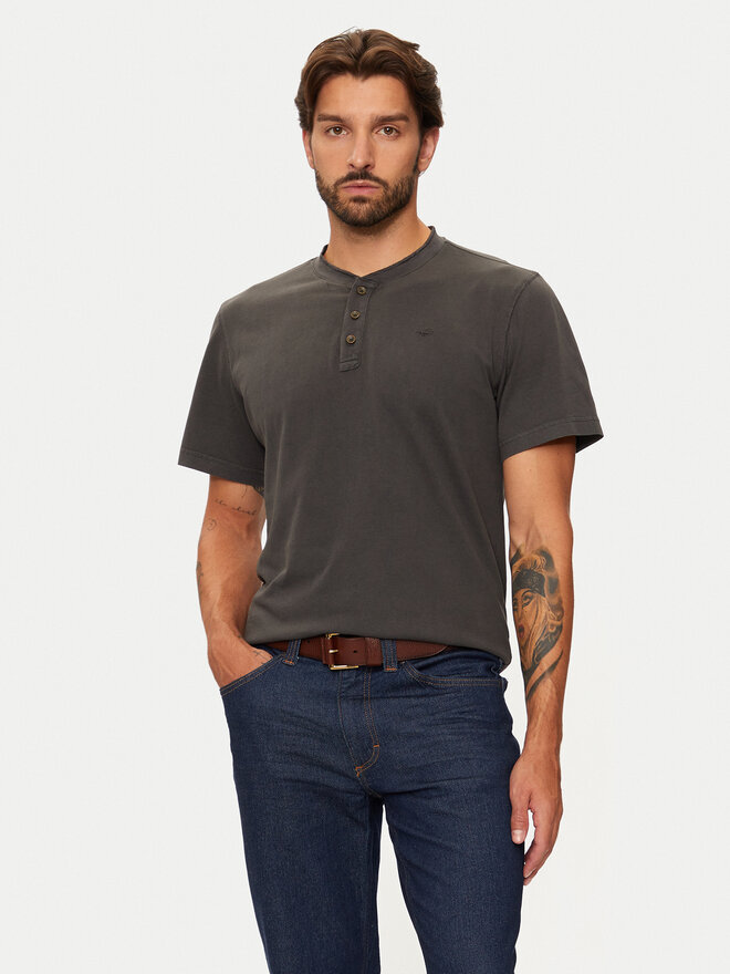 Mustang Mustang T-Shirt Austin 1015669 Grau Regular Fit