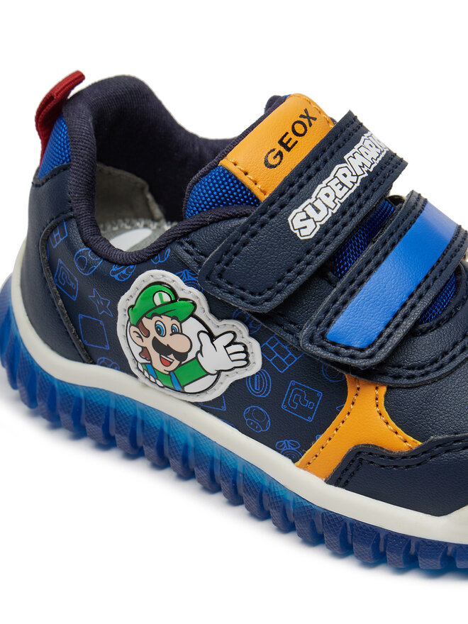 Geox Sneakersy Geox B Lightyloo Boy B465ZC 000BC C4226 Granatowy