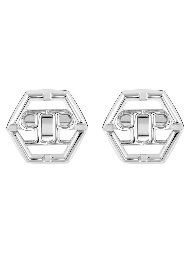 PHILIPP PLEIN Spinki do mankietów PHILIPP PLEIN Plein Icon PJ9AA10CU Srebrny