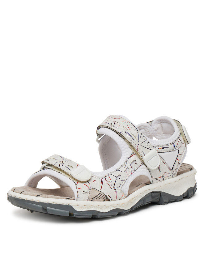 Rieker Sandale Rieker 68872-90 Alb