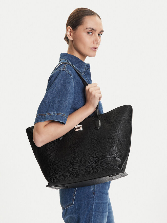 KARL LAGERFELD Kabelka KARL LAGERFELD A2W30173 Černá