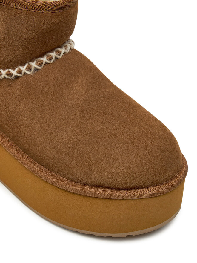 EMU Australia Μπότες Χιονιού EMU Australia Stinger Knit Flatform W13143 Μπεζ
