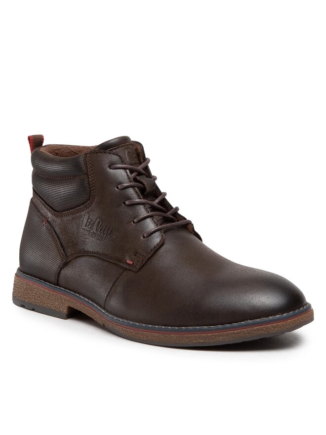 Trzewiki Lee Cooper LCJ 22 33 1481M Br zowy eobuwie .pl