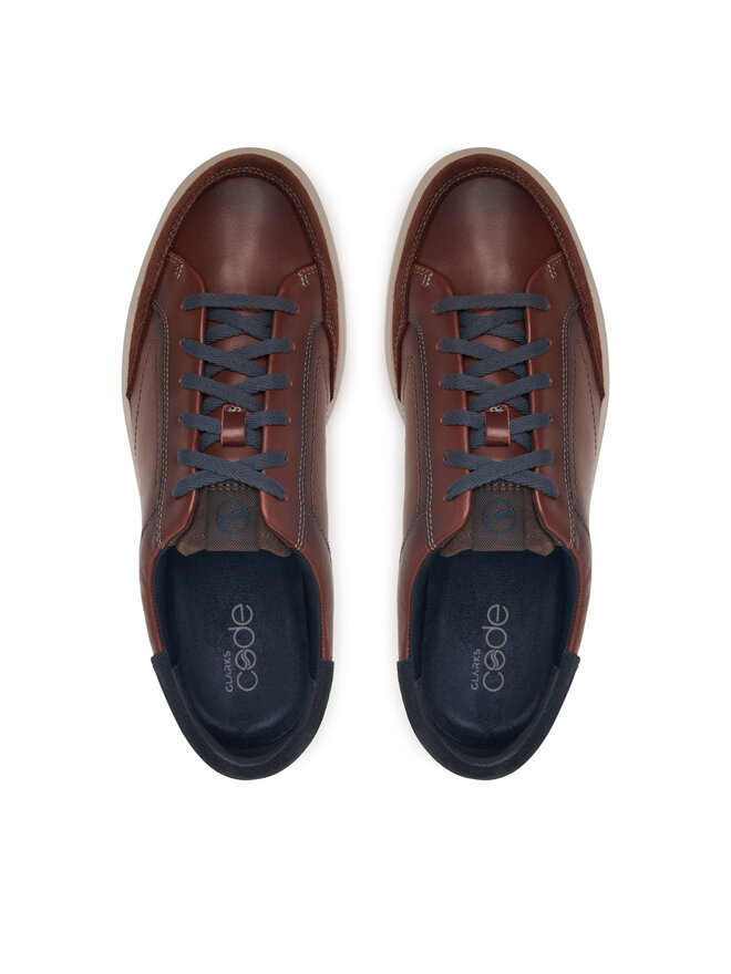 Clarks Sneakers Clarks Code C Tie 26328042 Dunkelbraun