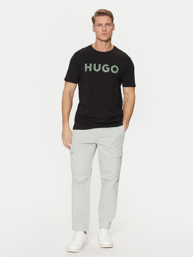 HUGO HUGO T-Shirt Dulivio 50467556 Schwarz Regular Fit