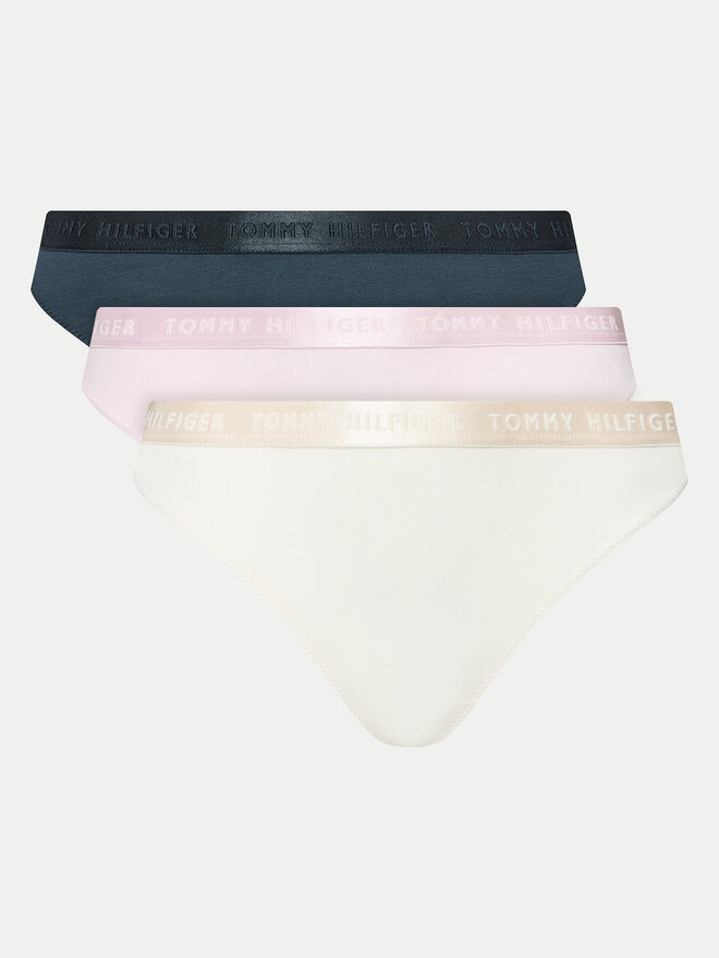 Tommy Hilfiger Tommy Hilfiger Σετ 3 τεμάχια στρίνγκ UW0UW04480 Έγχρωμο