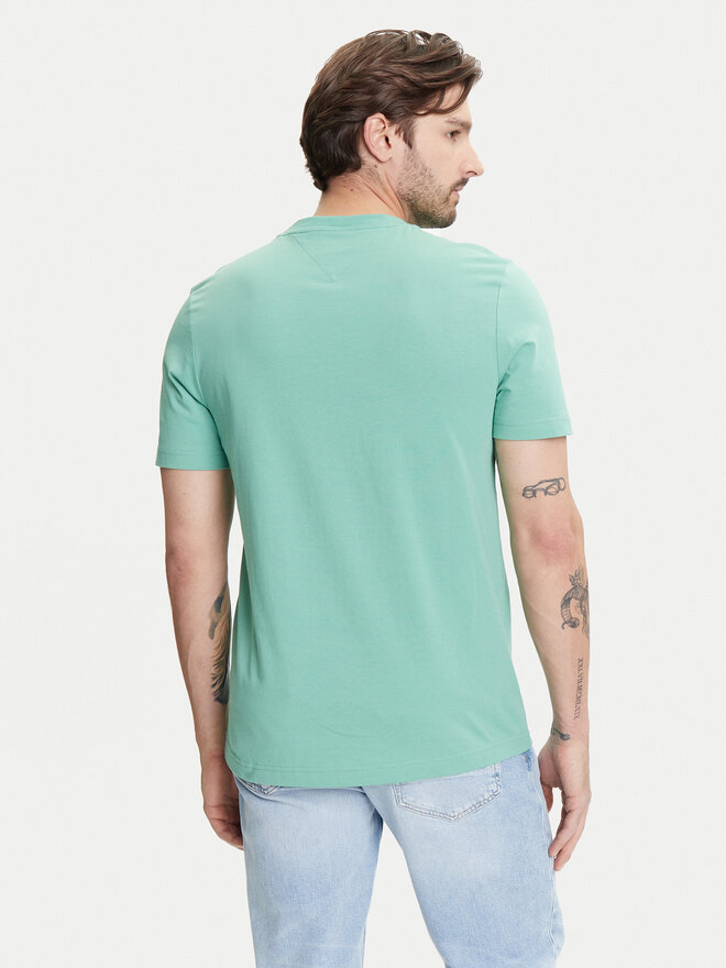 Tommy Hilfiger Tommy Hilfiger Marškinėliai Fathers Day MW0MW39356 Žalia Regular Fit