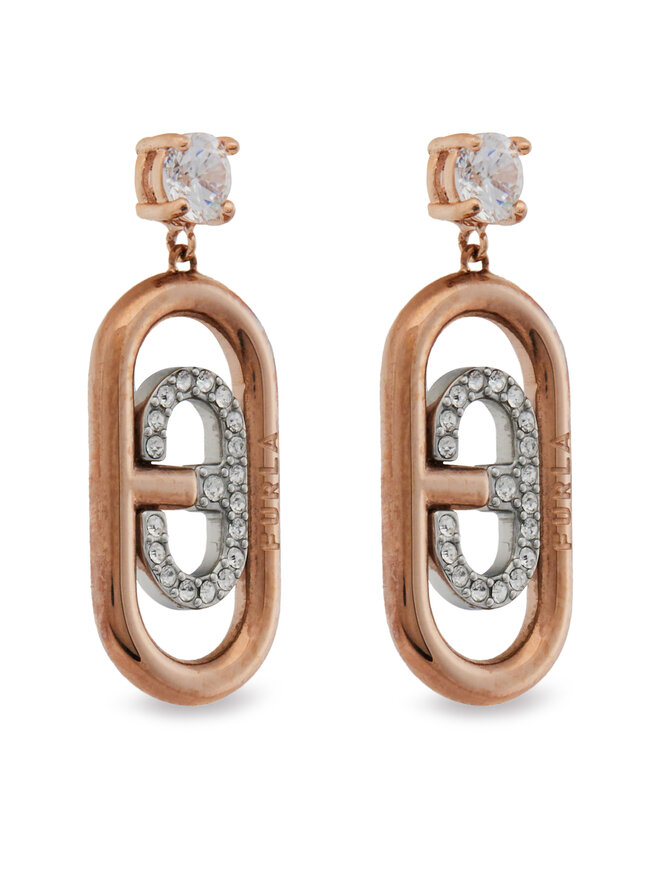 Furla Fülbevaló Furla Ooh WJ00207-K21000-0391S-1-008-20-CN-J Rózsa arany